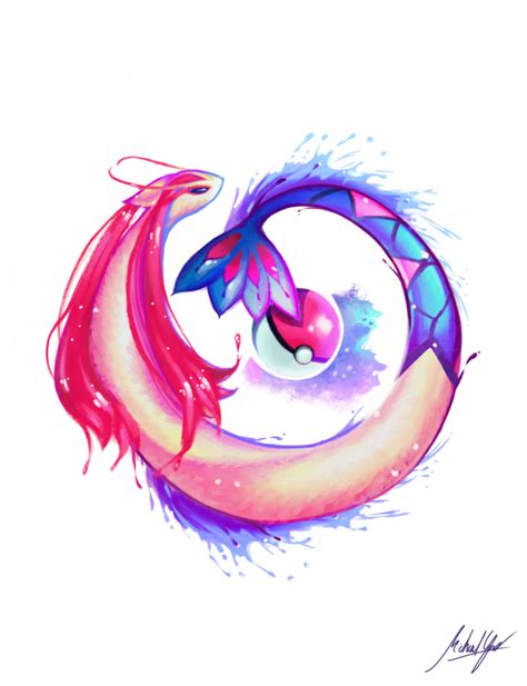 Milotic fanart by VeroneLeffron on DeviantArt