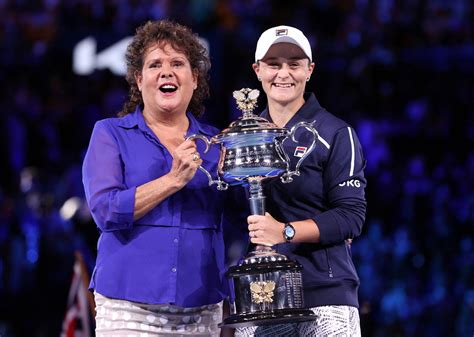 Ash Barty celebrates with fellow Australians after Australian Open ...