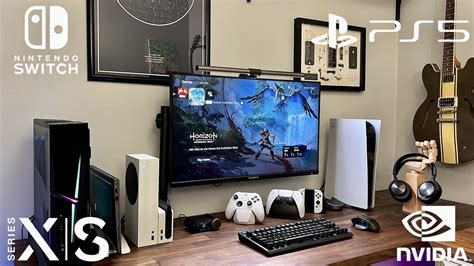 EVERY Gaming Console in One Monitor Setup - PS5 Series S PC Switch ...