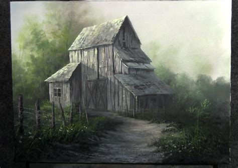 Oil Painting Of Old Barns at PaintingValley.com | Explore collection of ...