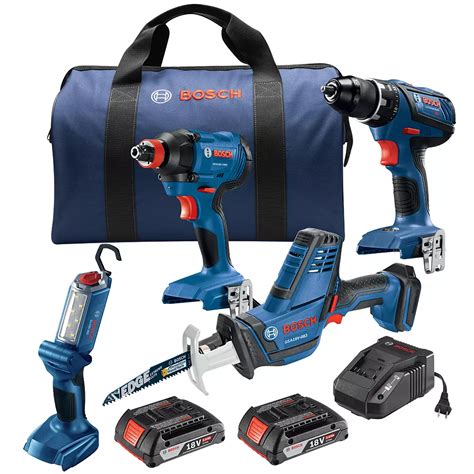 Bosch 18V 4-Tool Combo Kit | The Home Depot Canada