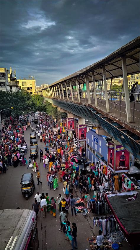 The hustle and bustle of Ghatkopar East. Also a weird trivia about this ...