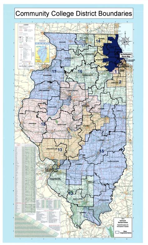 Illinois Community Colleges with Congressional District Boundaries ...