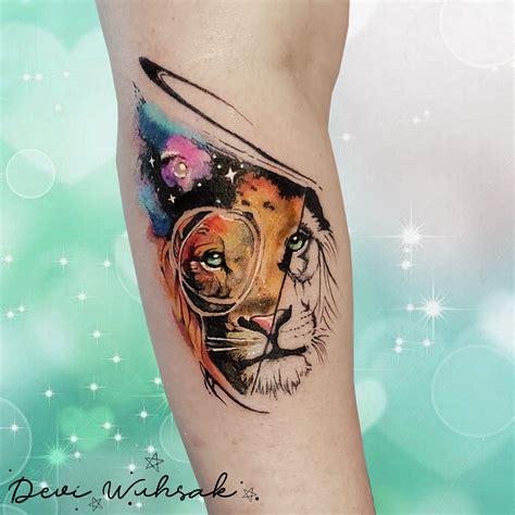 Henna Tattoos, Forearm Tattoos, Watercolor Abstract Tattoo, Galaxy Tattoo, Lion Tattoo, Ink ...