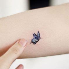 Butterfly Side View Tattoo