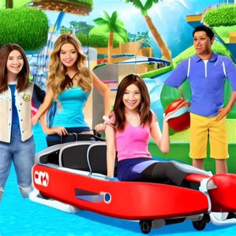 cast of icarly in wii sports resort | Stable Diffusion | OpenArt