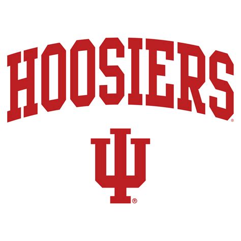 Indiana University Hoosiers Mascot Arch Logo Short Sleeve T Shirt - Wh ...