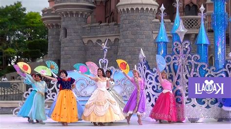 Dancing Disney Princesses - The Starlit Princess Waltz - Disneyland ...