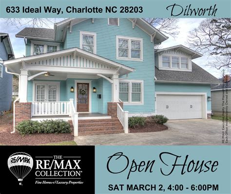 OPEN HOUSE TODAY in DILWORTH (Charlotte NC)