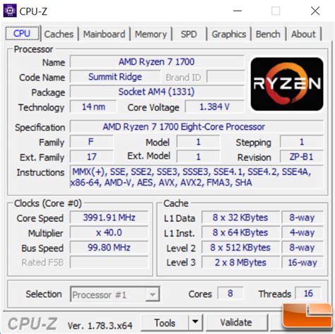 AMD Ryzen 7 1700 Overclocking - Best Ryzen Processor? - Page 11 of 11 ...