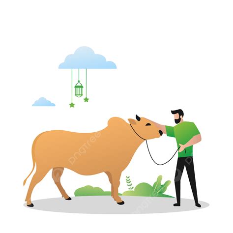 Eid Al Adha Clipart Transparent PNG Hd, Bring Sacrificial Animals For Eid Al Adha, Qurban, Eid ...