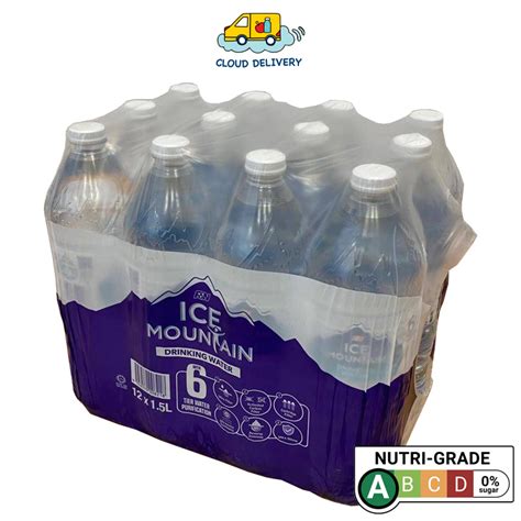 Ice Mountain Drinking Water (12 x 1.5L) | Shopee Singapore