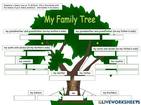 Tu bishvat interactive worksheet