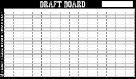 BLANK Draft Board | Softball, Bachelor, Bachelorette & More Leagues