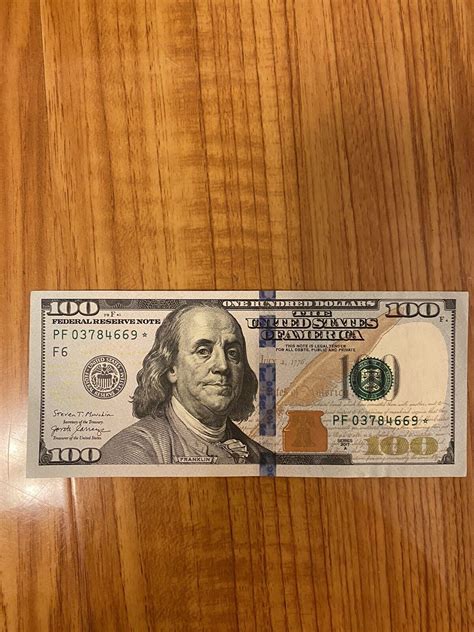 $100 dollar bill *star note* Series 2017A RARE Great Condition | eBay