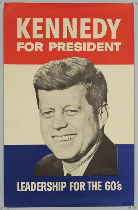 Lot 259: Two 1960 John F. Kennedy Campaign Posters