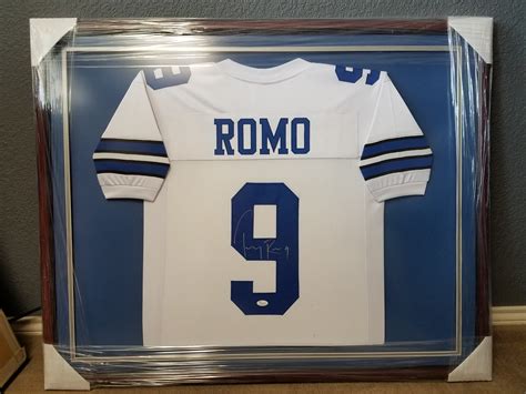 Tony Romo Signed Football Jersey | Raffle Creator