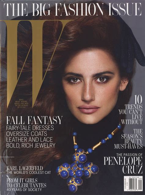 W Magazine, September 2012 - Fonts In Use