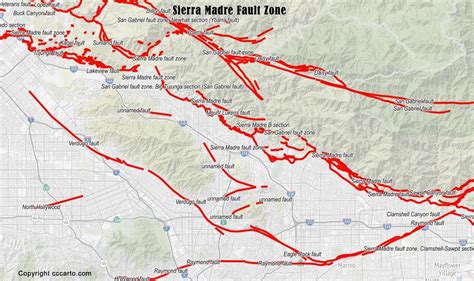 Norwalk Fault Map