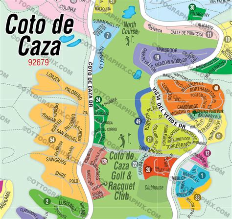 Coto de Caza Map, Orange County, CA – Otto Maps