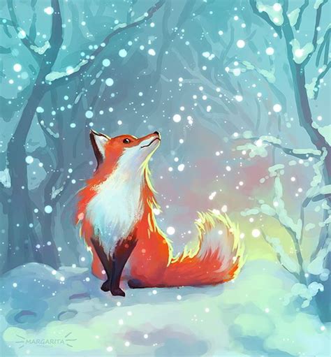 Pin on Fox | Fox artwork, Fox painting, Fox illustration