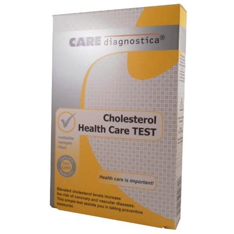 Cholesterol Test Kit Home Cholesterol Test Finger Prick Blood Self Testing For Cholesterol ...