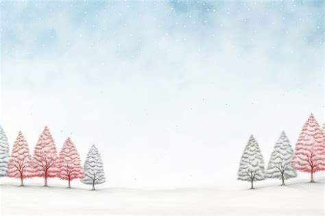 Snowy christmas landscape outdoors winter. | Premium Photo Illustration ...