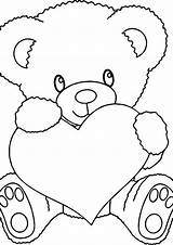 Teddy Bear Coloring Pages For Toddlers sketch template