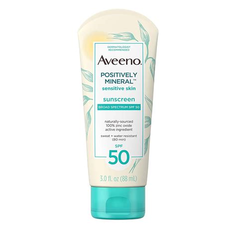 Aveeno Positively Mineral Sunscreen - Dermatocare