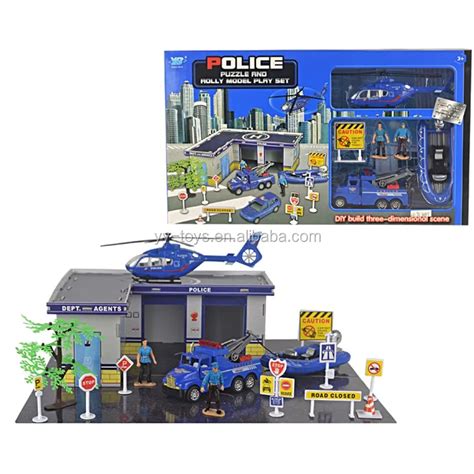 Mini Police Play Set Kids House Toy Small Toy Police Set - Buy Kids ...