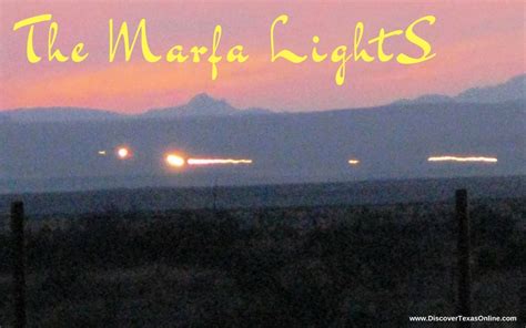 The Marfa Lights – Discover Texas