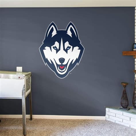 UConn Huskies Logo Removable Wall Decal | Fathead Official Site | Wall ...