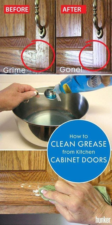 We often forget to clean our cabinet doors and you'd be surprised how gross they get! Get them ...