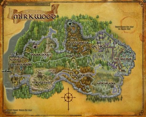 Mirkwood :: Maps :: Lord of the Rings Online :: ZAM | Boy Party Ideas ...