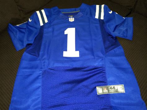 PAT MCAFEE #1 BLUE INDIANAPOLIS COLTS SIGNED AUTOGRAPHED JERSEY-EXACT ...