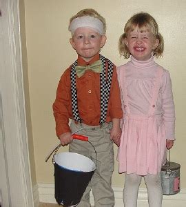 Homemade Jack and Jill Costume