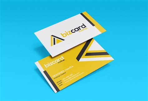 Premium Business Card Mockup Free PSD – GraphicsFamily