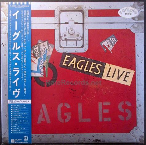 Eagles – Eagles Live Japan promotional 2 LP set with poster