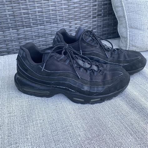 Nike Air Max 95 Triple Black In good condition... - Depop