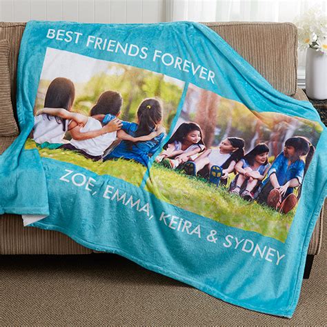 Personalized Fleece Photo Blankets - Picture Perfect - 2 Photos | Photo ...