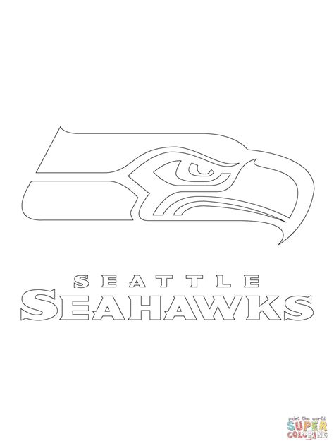 Seattle Seahawks Logo coloring page | Free Printable Coloring Pages ...