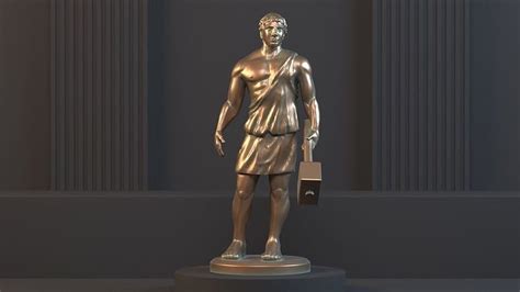 Hephaestus Statue 3D model | CGTrader