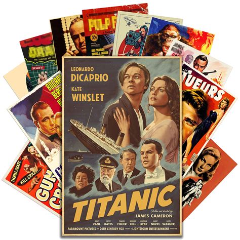 Buy HK Studio Vintage Movie s - Bigger Size than Wall Collage Kit, Easy ...