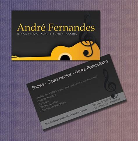 20 Fantastic Business Cards For Musicians | Naldz Graphics | Music business cards, Business ...