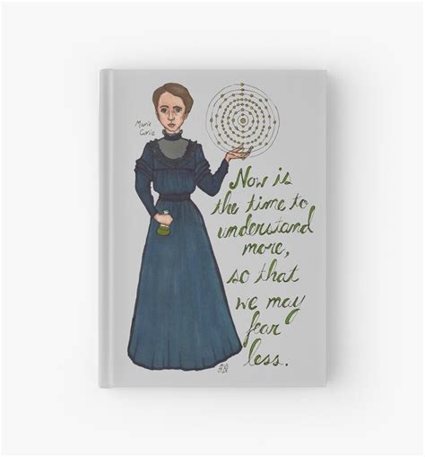 "Marie Curie" Hardcover Journal by neuroticowl | Redbubble