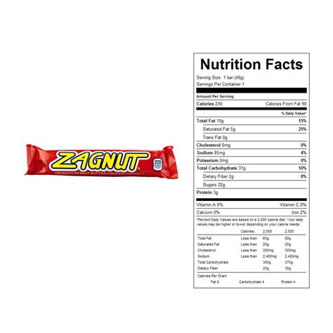 Zagnut Candy Bars (18 ct) - CandyMachines.com