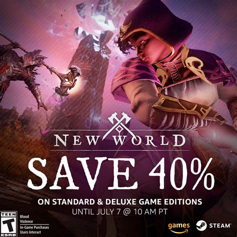 New World on Twitter: "The @Steam Summer Sale is on! Save 40% on the Standard and Deluxe ...