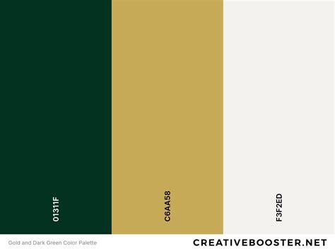 25+ Best Colors That Go With Dark Green: Dark Green Color Palettes – CreativeBooster