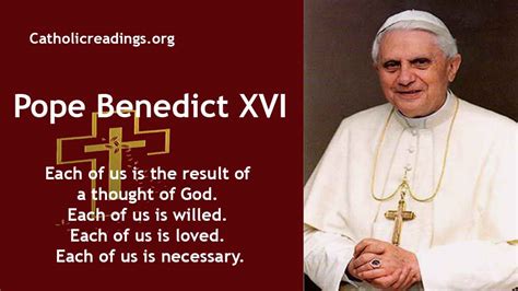 Pope Benedict XVI - Catholic Daily Readings