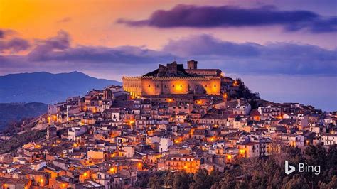 Today we're in Montalbano Elicona on the island of Sicily. The town is known for the very old ...